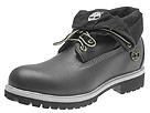 Timberland - Roll Top (Black Smooth Leather With Denim) - Men's,Timberland,Men's:Men's Casual:Casual Boots:Casual Boots - Waterproof