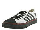 Draven - Duane Peters Lo Top 4-Stripes (White/Black) - Men's