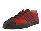 Draven - Duane Peters Lo Top 4-Stripes (Red/Black) - Men's,Draven,Men's:Men's Athletic:Skate Shoes
