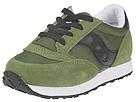 Saucony Kids - Jazz Nylon/Suede (Children/Youth) (Army/Black) - Kids,Saucony Kids,Kids:Boys Collection:Children Boys Collection:Children Boys Athletic:Athletic - Lace Up