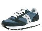 Saucony Kids - Jazz Nylon/Suede (Children/Youth) (Navy/Silver) - Kids,Saucony Kids,Kids:Boys Collection:Children Boys Collection:Children Boys Athletic:Athletic - Lace Up