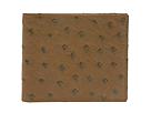 Johnston & Murphy Accessories - Slimfold Wallet-Ostrich (Tobacco-Ostrich) - Accessories