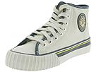 Buy PF Flyers - Center Hi (Off White/Navy Coated Canvas) - Men's, PF Flyers online.