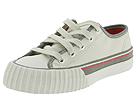 PF Flyers - Center Lo (White/Red Coated Canvas) - Men's,PF Flyers,Men's:Men's Casual:Trendy:Trendy - Retro