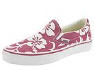 Buy Vans - Classic Slip-On (Fuschia Festival/White Vandoren Aloha) - Men's, Vans online.