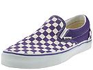 Buy discounted Vans - Classic Slip-On (Purple Checkerboard) - Men's online.