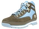 Timberland - Euro Hiker Fabric/Leather (Brown Nubuck Leather With Dusk Blue) - Men's,Timberland,Men's:Men's Casual:Casual Boots:Casual Boots - Hiking