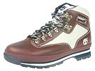 Timberland - Euro Hiker Fabric/Leather (Burgundy Smooth Leather With Ivory) - Men's,Timberland,Men's:Men's Casual:Casual Boots:Casual Boots - Hiking