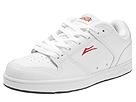 Lakai - Soca (White/Red Leather) - Men's,Lakai,Men's:Men's Athletic:Skate Shoes