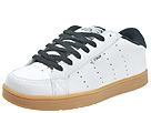 Lakai - Kingston (White/Gum Pebble Grain Leather) - Men's,Lakai,Men's:Men's Athletic:Skate Shoes
