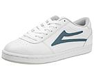 Lakai - Manchester (White/Blue Pebble Leather) - Men's,Lakai,Men's:Men's Athletic:Skate Shoes