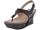 XOXO - Finch (Black Leather) - Women's,XOXO,Women's:Women's Casual:Casual Sandals:Casual Sandals - Wedges