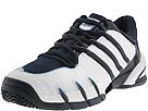 Buy discounted adidas - Barricade III (White/Dark Navy/Argentina Blue) - Men's online.