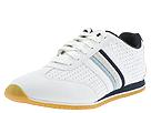 Buy discounted Tommy Hilfiger - Athletic Leather Run (White/Light Blue/Navy) - Men's online.