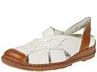 Rieker - 40776 (White/Hazelnut Leather) - Women's,Rieker,Women's:Women's Casual:Casual Sandals:Casual Sandals - Comfort