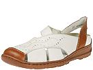 Buy discounted Rieker - 40776 (White/Hazelnut Leather) - Women's online.