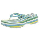 Tommy Girl - Laser (Multi Turquoise Stripe) - Women's,Tommy Girl,Women's:Women's Casual:Casual Sandals:Casual Sandals - Wedges