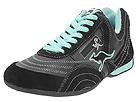 KangaROOS - Vulcan Low (Black/Contrast Turquoise) - Women's,KangaROOS,Women's:Women's Athletic:Classic