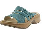 Dansko - Lacey (Turquoise Veg-Tan) - Women's,Dansko,Women's:Women's Casual:Casual Sandals:Casual Sandals - Slides/Mules
