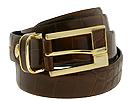 Stacy Adams - Leather Embossed Croco Belt 6-041 (Cognac) - Accessories,Stacy Adams,Accessories:Men's Belts