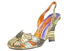 Irregular Choice - 2794-1 B (Gold/Brown) - Women's,Irregular Choice,Women's:Women's Dress:Dress Shoes:Dress Shoes - Sling-Backs