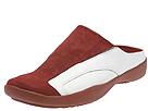 Ecco - Flash Slip-on Slide (Cherry Red Suede/Ice White Leather) - Women's,Ecco,Women's:Women's Casual:Casual Flats:Casual Flats - Slides/Mules