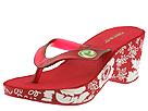 Roper - Sportin Thong (Red) - Women's,Roper,Women's:Women's Casual:Casual Sandals:Casual Sandals - Wedges