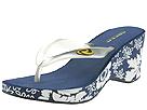 Roper - Sportin Thong (Blue) - Women's,Roper,Women's:Women's Casual:Casual Sandals:Casual Sandals - Wedges