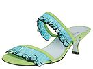 Buy Cynthia Rowley - Turtle (Lime suede/Blue feathers) - Women's, Cynthia Rowley online.