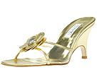 Isaac Mizrahi - Tanya Bis (Gold Metallic/Vinyl) - Women's,Isaac Mizrahi,Women's:Women's Dress:Dress Sandals:Dress Sandals - Slides