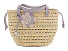 Buy discounted DKNY Handbags - Straw Flower Medium Shopper (Lavendar) - Accessories online.