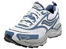 Saucony - Grid Trigon 2 - Durable (White/Blue/Navy) - Women's,Saucony,Women's:Women's Athletic:Walking:Walking - Comfort