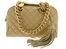 Paola del Lungo Handbags - Jean Top Zip (Tan) - Accessories,Paola del Lungo Handbags,Accessories:Handbags:Shoulder
