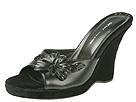 DKNY - Kelsey (Black Pearlized Leather) - Women's,DKNY,Women's:Women's Dress:Dress Sandals:Dress Sandals - Wedges