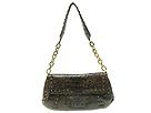 Made on Earth for David & Scotti Handbags - Crocco/Studs Small Flap (Brown) - All Women's Sale Items
