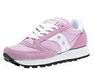 Saucony Kids - Jazz Nylon/Suede (Children/Youth) (Pink/White) - Kids,Saucony Kids,Kids:Girls Collection:Children Girls Collection:Children Girls Athletic:Athletic - Lace Up
