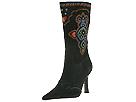 Lucchese - I4548 (Black Nubuck Hand Painted) - Women's,Lucchese,Women's:Women's Dress:Dress Boots:Dress Boots - Zip-On