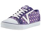 Vans - Huntingdon (Deep Lavender/Confetti Hearts) - Women's,Vans,Women's:Women's Casual:Retro