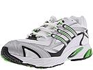 adidas Running - Escalate (White/Vivid Green/Metallic Silver/Black) - Men's,adidas Running,Men's:Men's Athletic:Walking