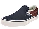 Vans - Classic Slip-On (Navy/Red Mahogany/Rainy Day) - Men's,Vans,Men's:Men's Athletic:Skate Shoes