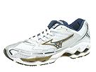 Mizuno Running - Wave Creation 5 (White/Navy/Silver) - Men's,Mizuno Running,Men's:Men's Athletic:Running Performance:Running - General