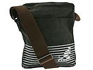 Kangol Bags - Canvas Reverse Stripe Flight Bag (Black) - Accessories,Kangol Bags,Accessories:Handbags:Messenger