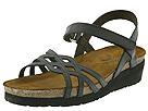 Naot Footwear - Angela (Black Matte Leather) - Women's,Naot Footwear,Women's:Women's Casual:Casual Sandals:Casual Sandals - Wedges