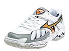 Mizuno - Wave Stratosphere 4 (White/Orange/Navy) - Women's