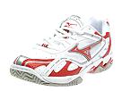 Mizuno - Wave Spike 7 (White/Red) - Women's,Mizuno,Women's:Women's Athletic:Volleyball