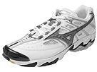 Mizuno - Wave Lightning (White/Black/Silver) - Women's,Mizuno,Women's:Women's Athletic:Volleyball