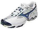 Mizuno - Wave Lightning (White/Navy/Black) - Women's,Mizuno,Women's:Women's Athletic:Volleyball