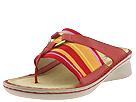 Buy Naot Footwear - Libretto (Tomato Leather/Bright Canvas) - Women's, Naot Footwear online.
