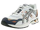 Buy discounted Asics - Gel Helios (White/Satin Nickel/Blazing Orange) - Men's online.