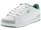 DVS Shoe Company - Daewon 8 (White/Green Leather) - Men's